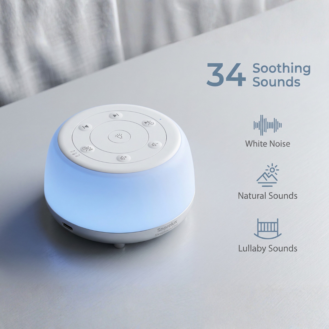 SleepSound Pro White Noise Machine Anti-Snoring
